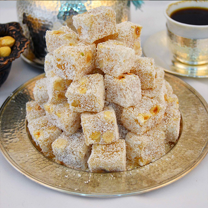 Hazelnut Turkish Delight