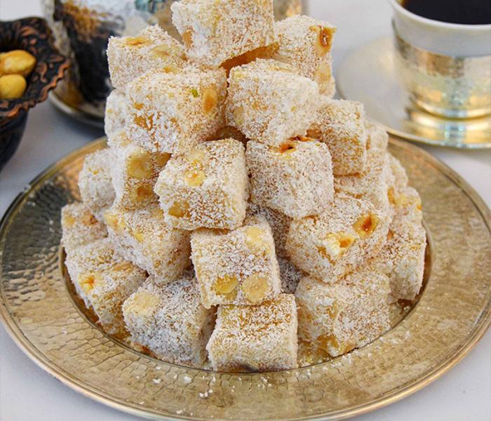 Hazelnut Turkish Delight